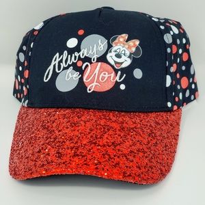 Disney's Minney Mouse Glitter Baseball Cap